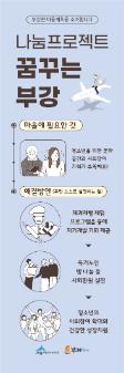 2021년 부강면 주민의견 설문조사를 위한 주민자치 홍보부스 배너